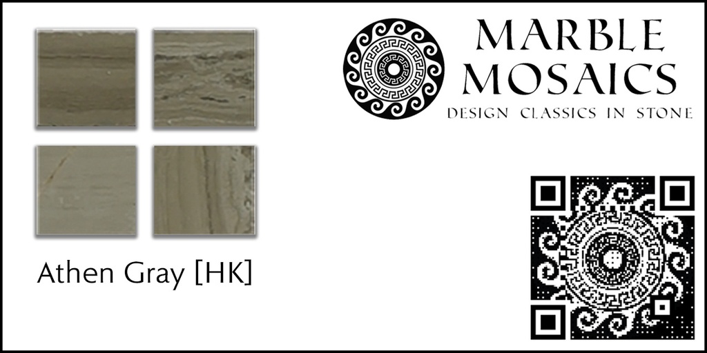 Marble mosaic - honed color swatch card